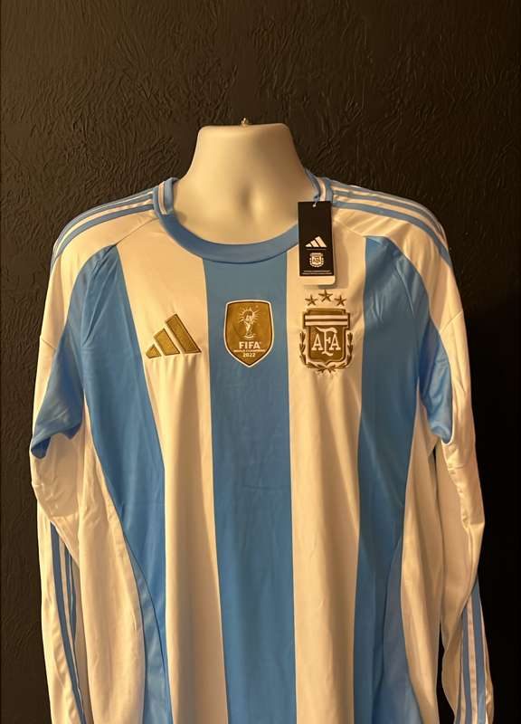 2024 Argentina Copa America Long Sleeve Home Kit Stadium Version