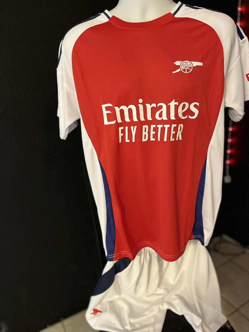 Arsenal 2024-25 Home Shirt and Shorts